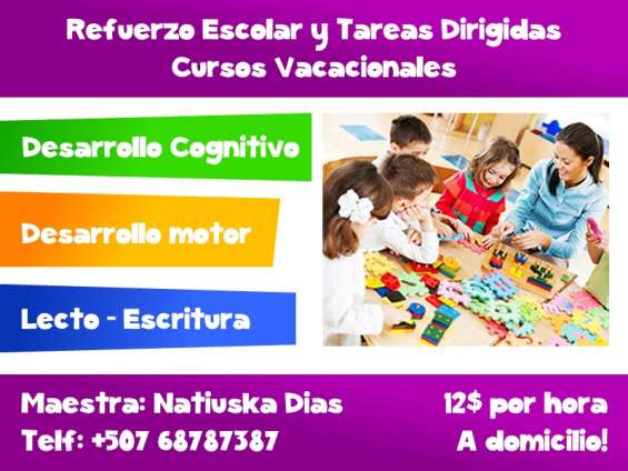 Club de tareas para niños en Ciudad de Panamá - Cursos / Clases | 69267